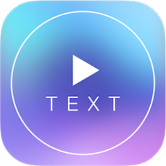 i-App Creation Released Text on Video Square Let's your video tell story
